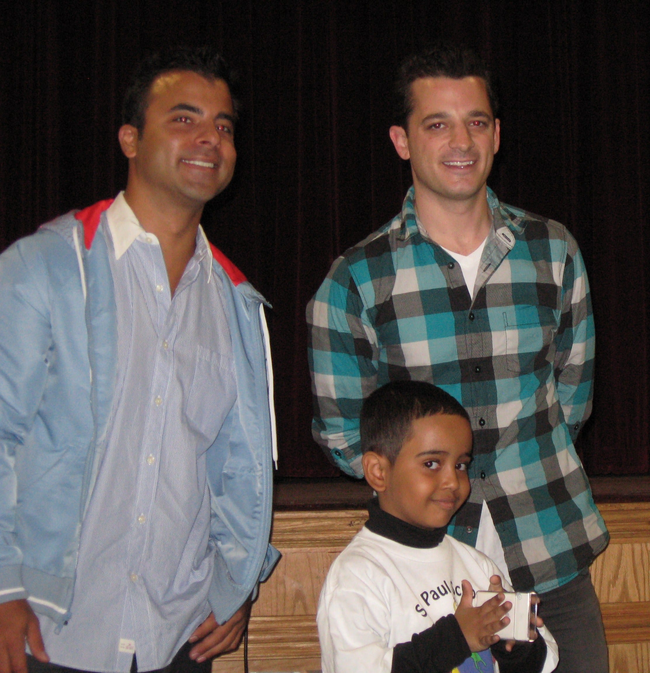 Faeez Sharwah with Benj Gershman and Marc Roberge