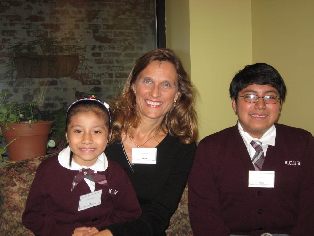 CSF President, Darla Romfo, with special guests Jaime and Ashley Martinez.