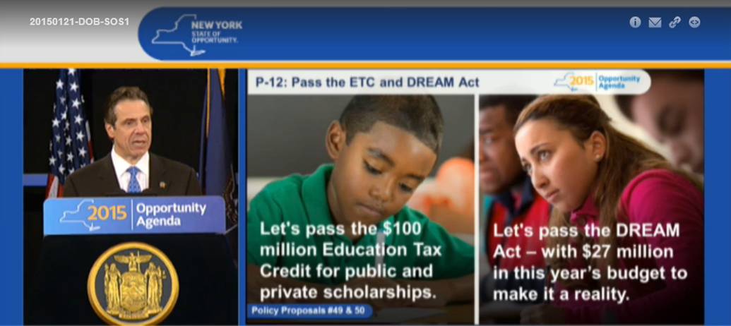 CSF Applauds Governor Cuomo’s Inclusion of Education Tax Credit in State Budget