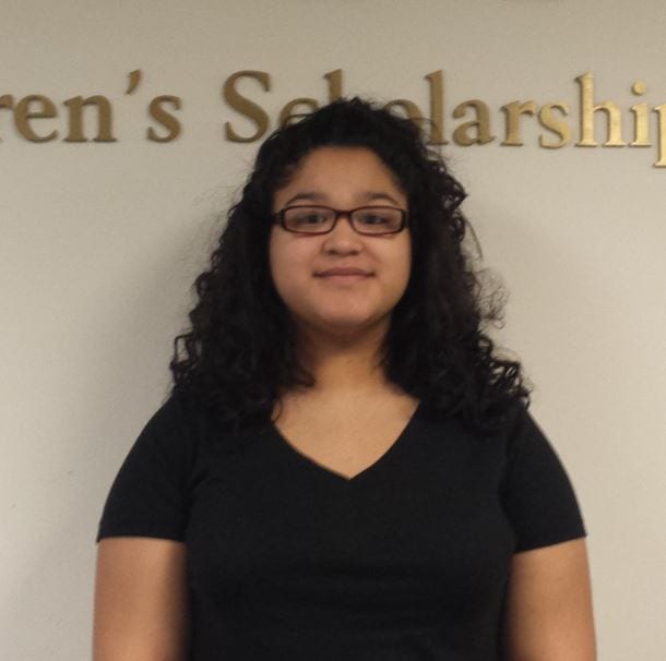 CSF Scholar Krystal is looking forward to high school already considering teaching as a career.