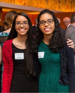 Kauribel (left) and Maria Javier both used CSF scholarships in elementary school. They are now freshmen at Princeton and Columbia, respectively.