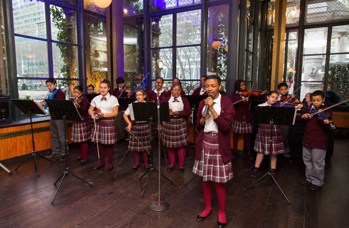 Students from East Harlem's Mt. Carmel-Holy Rosary School performed at CSF's Third Champions for Children Benefit.